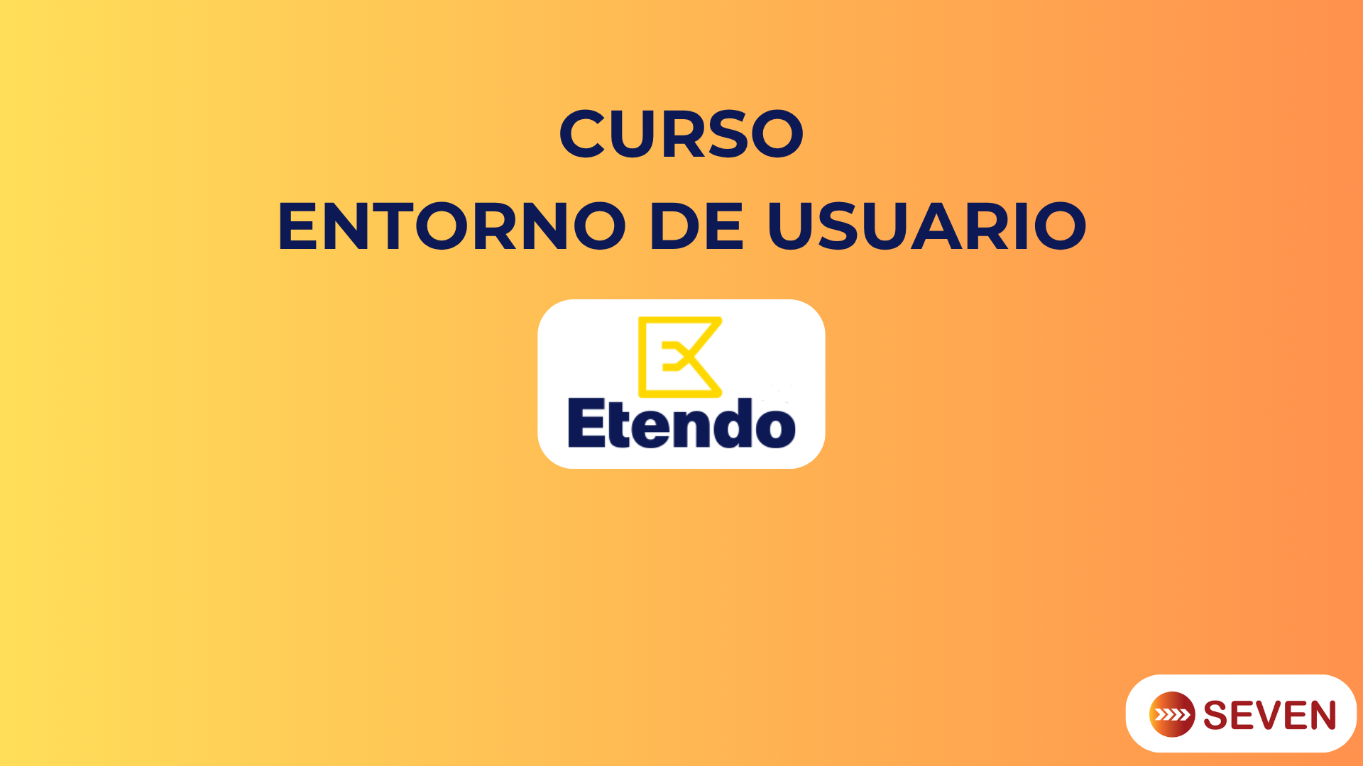 Entorno de usuario de Etendo